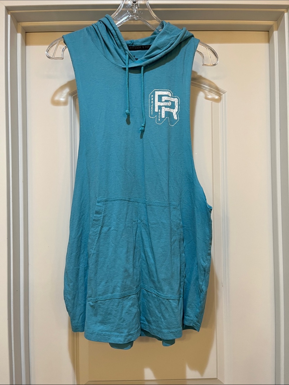 Under Armour Teal Sleeveless Hooded Tank Top